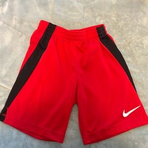 SOLD Youth Boys Nike Shorts Red Black White Heavyweight Mesh Size 7